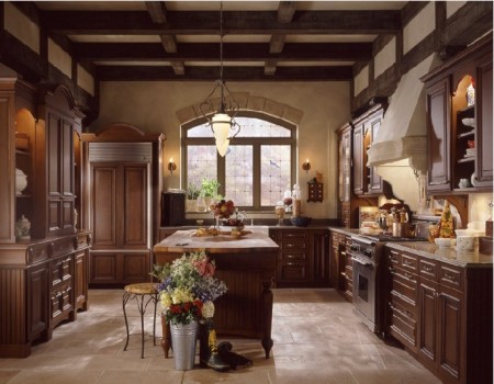 classic Tuscan style kitchen